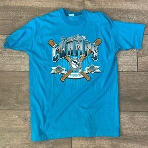 VINTAGE 1997 MARLINS WORLD SERIES T-SHIRT